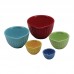 Mint Pantry Corydalis 5 Piece Stoneware Nesting Measuring Cup Set MNTP1321